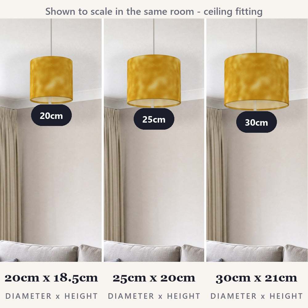Vibrant Yellow-orange Pattern lampshade