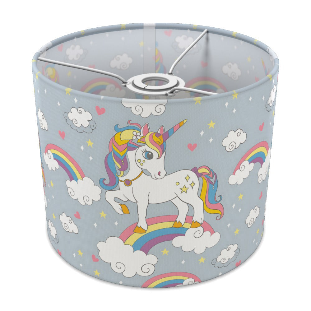 Enchanting Unicorn on Rainbow lampshade - 25cm Ceiling