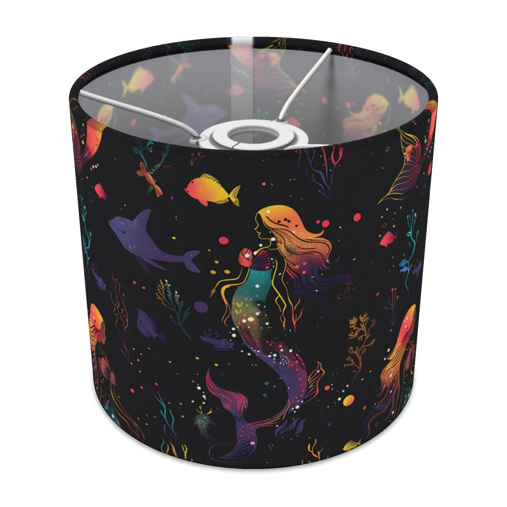 Colourful Mermaids and Fish lampshade - 20cm Ceiling