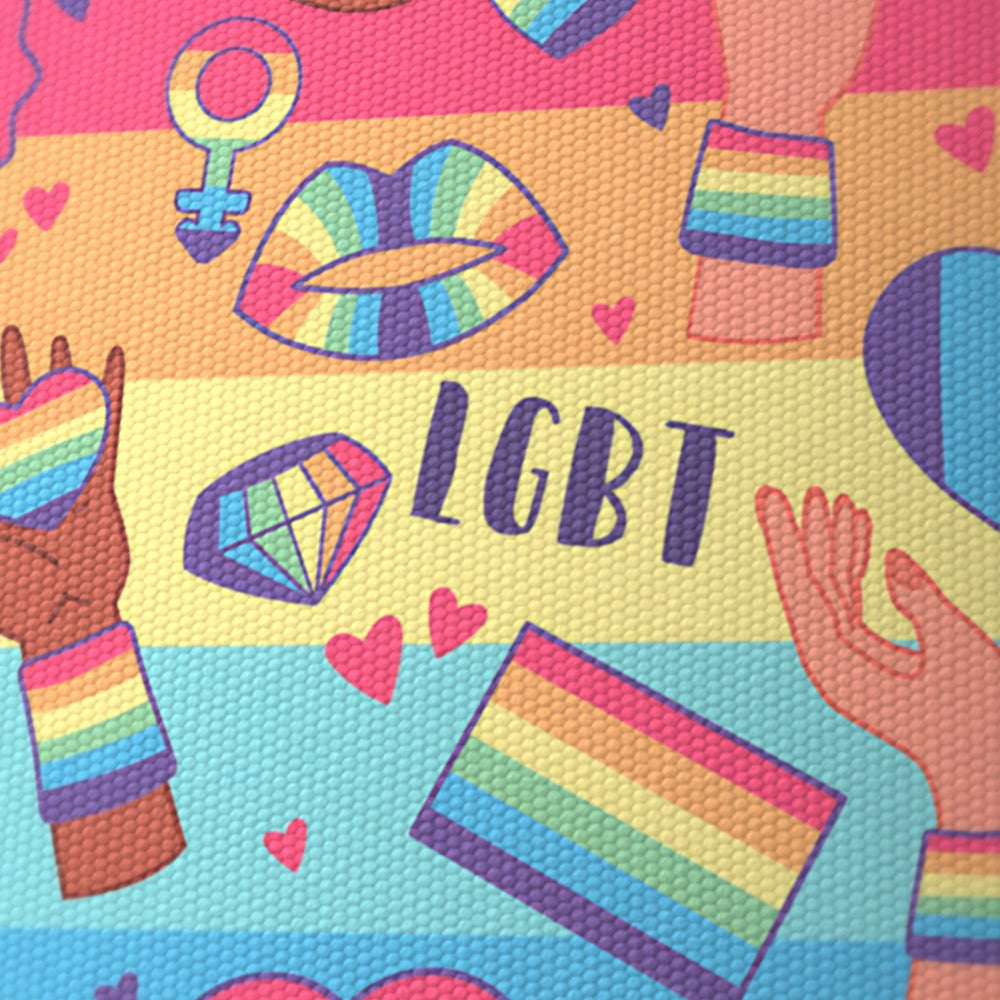 Vibrant Lgbt Rainbow Pride lampshade