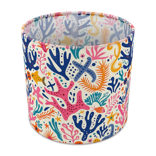 Colourful Coral and Sea Creatures lampshade - 20cm Table