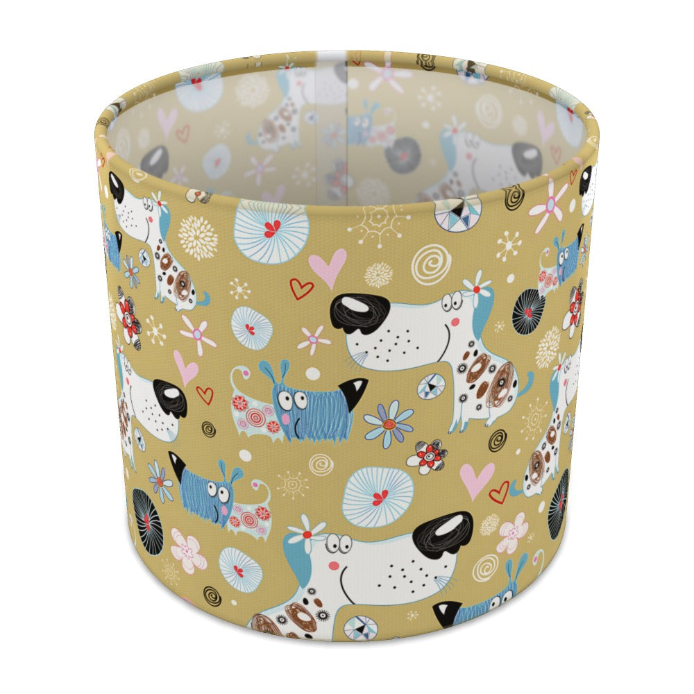 Playful Puppy Paws lampshade - 20cm Table