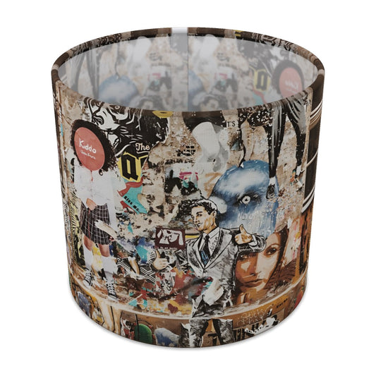 Urban Street Art Collage lampshade - 20cm Table