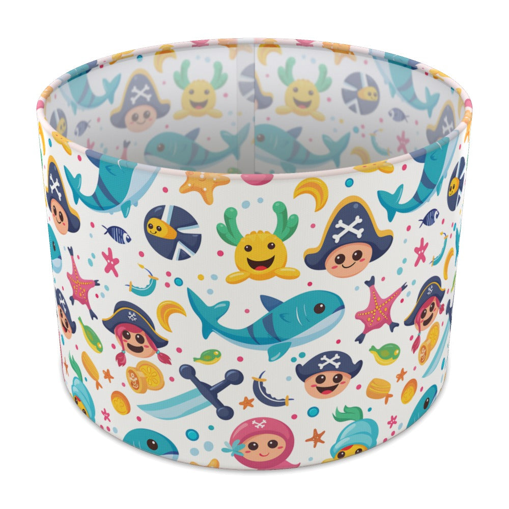 Pirate Characters and Fish lampshade - 30cm Table