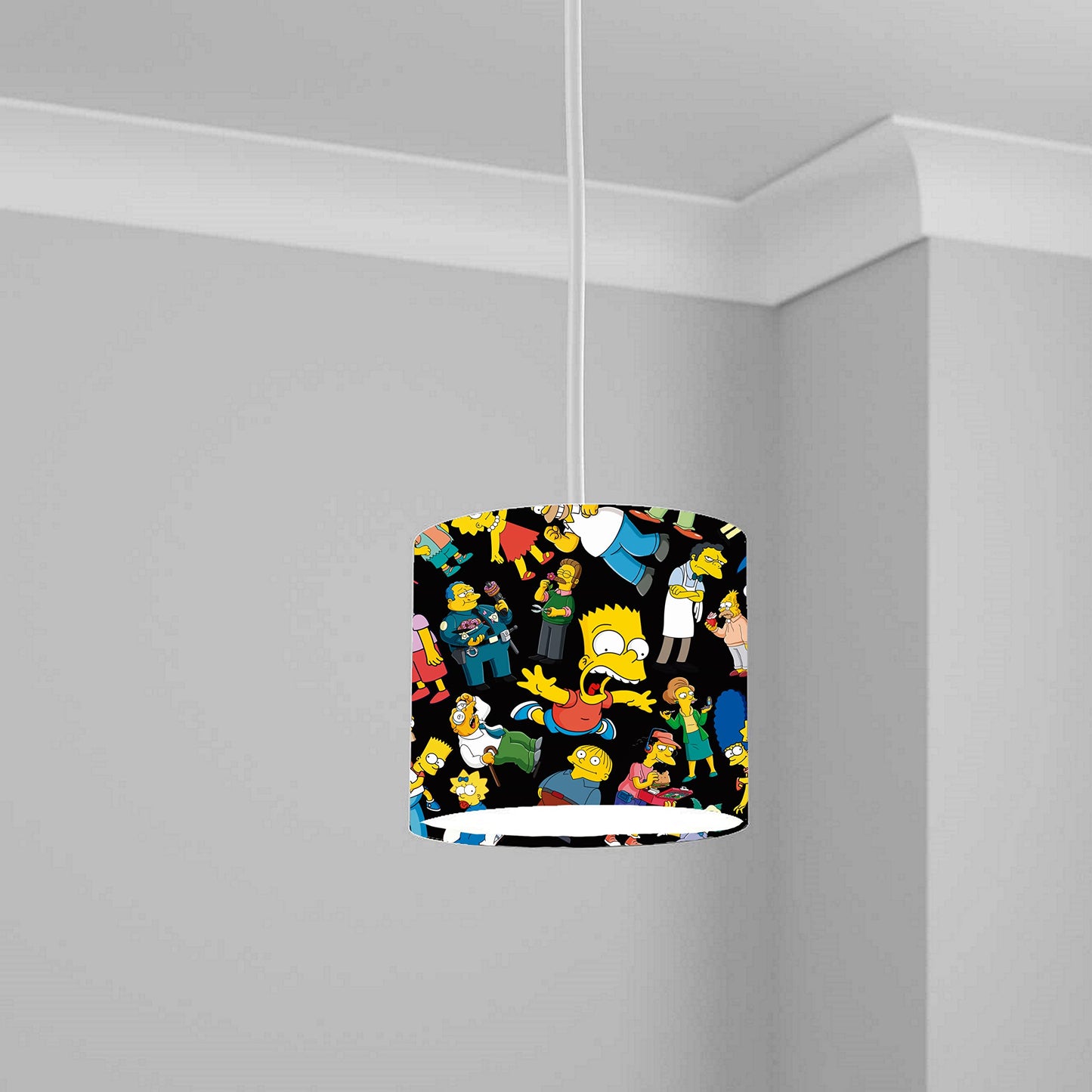 animated figure Family Ceiling Lampshade Lightshade for Kids Room - 20cm x 18.5cm