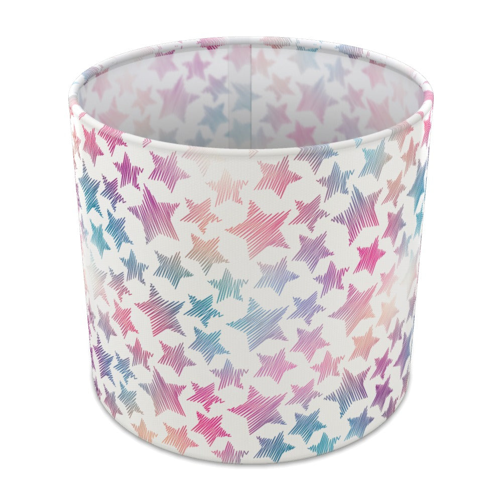 Multicolor Star Pattern lampshade - 20cm Table