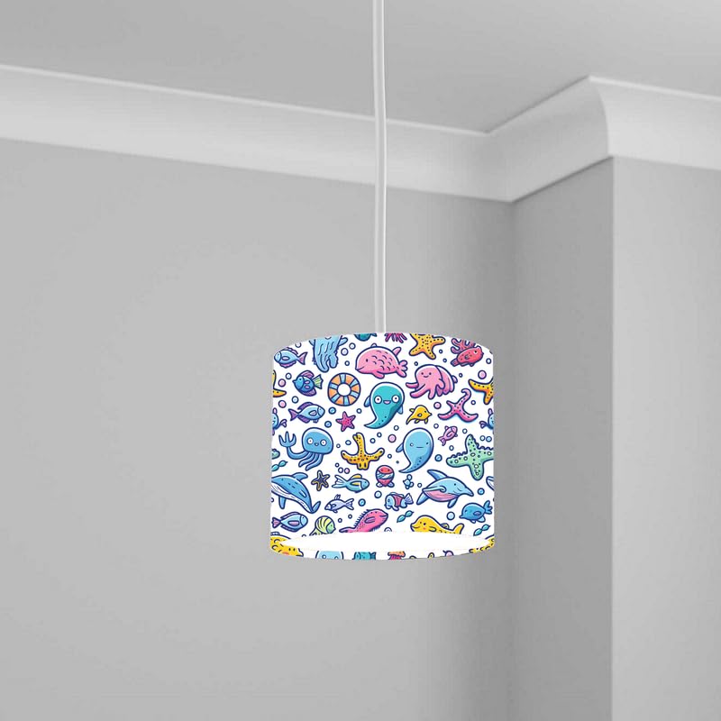 Aquatic Lampshade Kids Bedroom LightShade ver202 20CM X 18.5CM