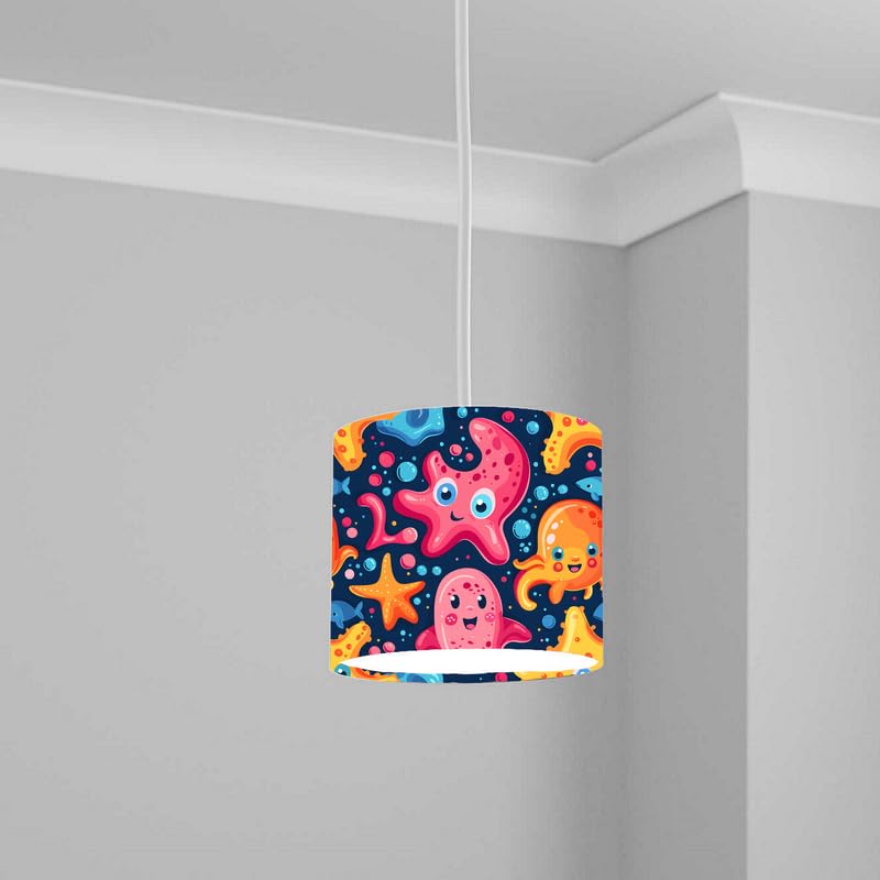 Aquatic Lampshade Kids Bedroom LightShade ver278 20CM X 18.5CM