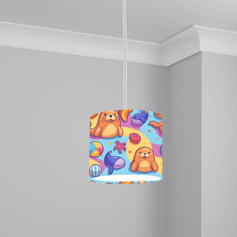 Aquatic Lampshade Kids Bedroom LightShade ver336 20CM X 18.5CM