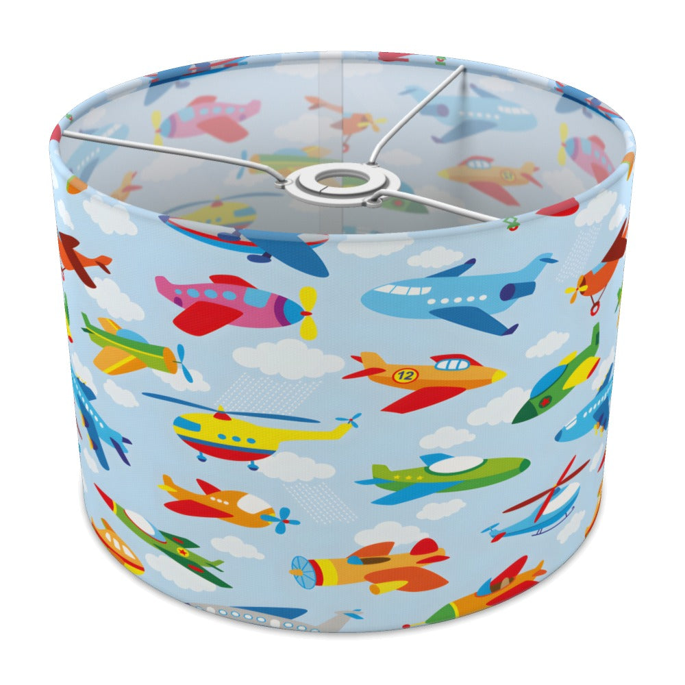 Colorful Helicopter and Airplane Sky lampshade - 30cm Ceiling