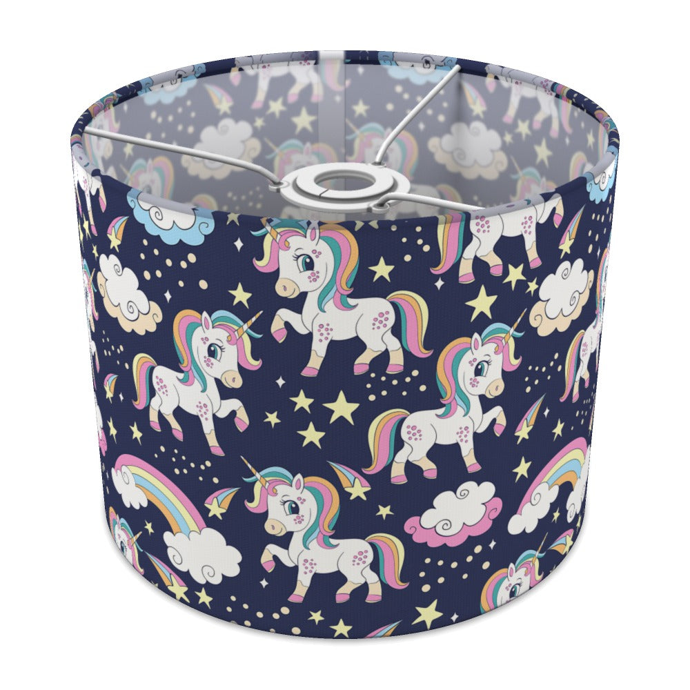 Enchanting Unicorn & Shooting Stars lampshade - 25cm Ceiling