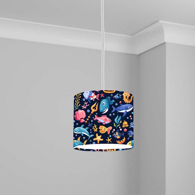 Aquatic Lampshade Kids Bedroom LightShade ver300 20CM X 18.5CM