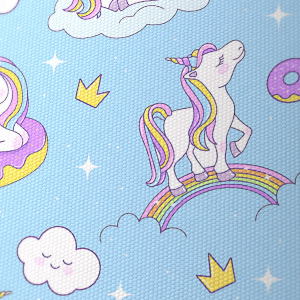 Pastel Unicorn and Rainbow lampshade
