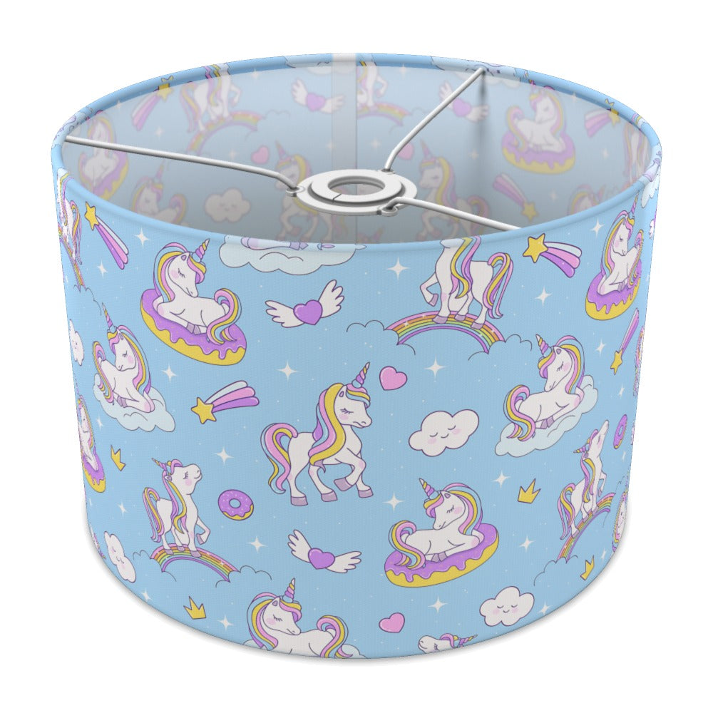 Pastel Unicorn and Rainbow lampshade - 30cm Ceiling