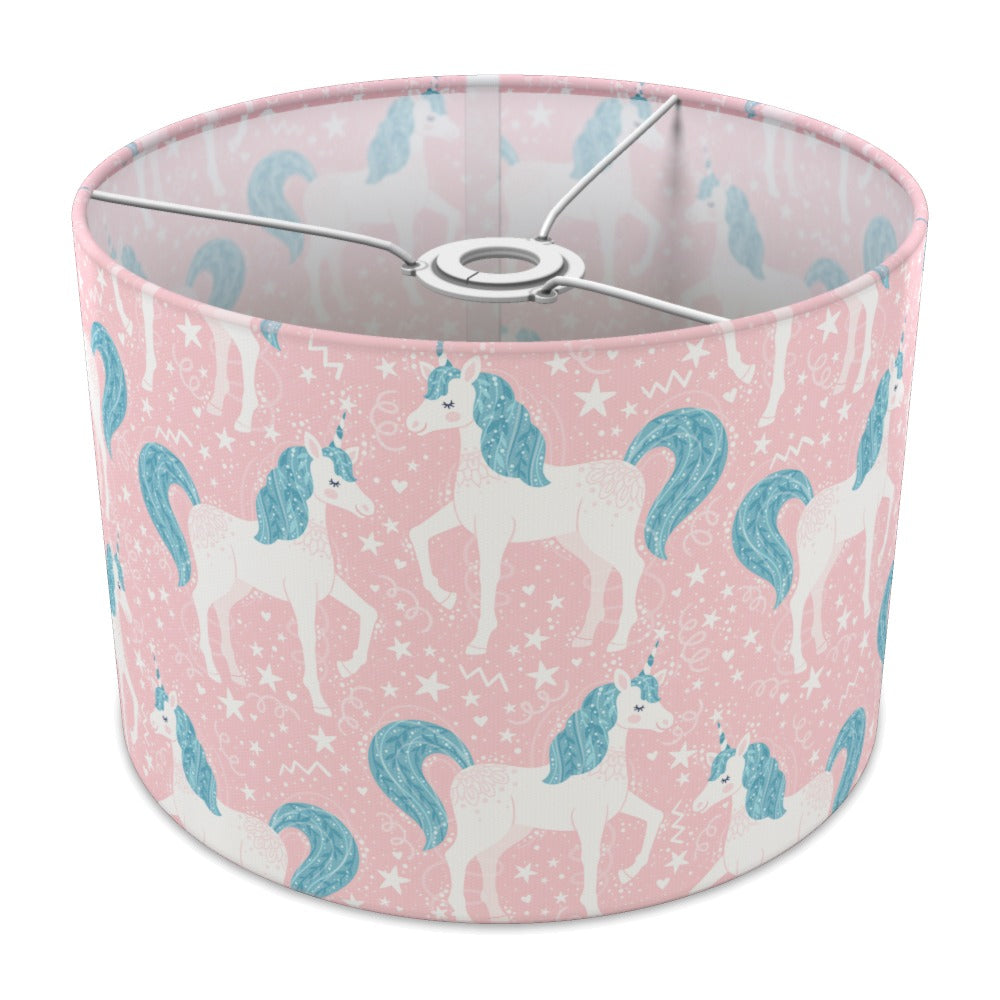 Pink Unicorn and Stars lampshade - 30cm Ceiling