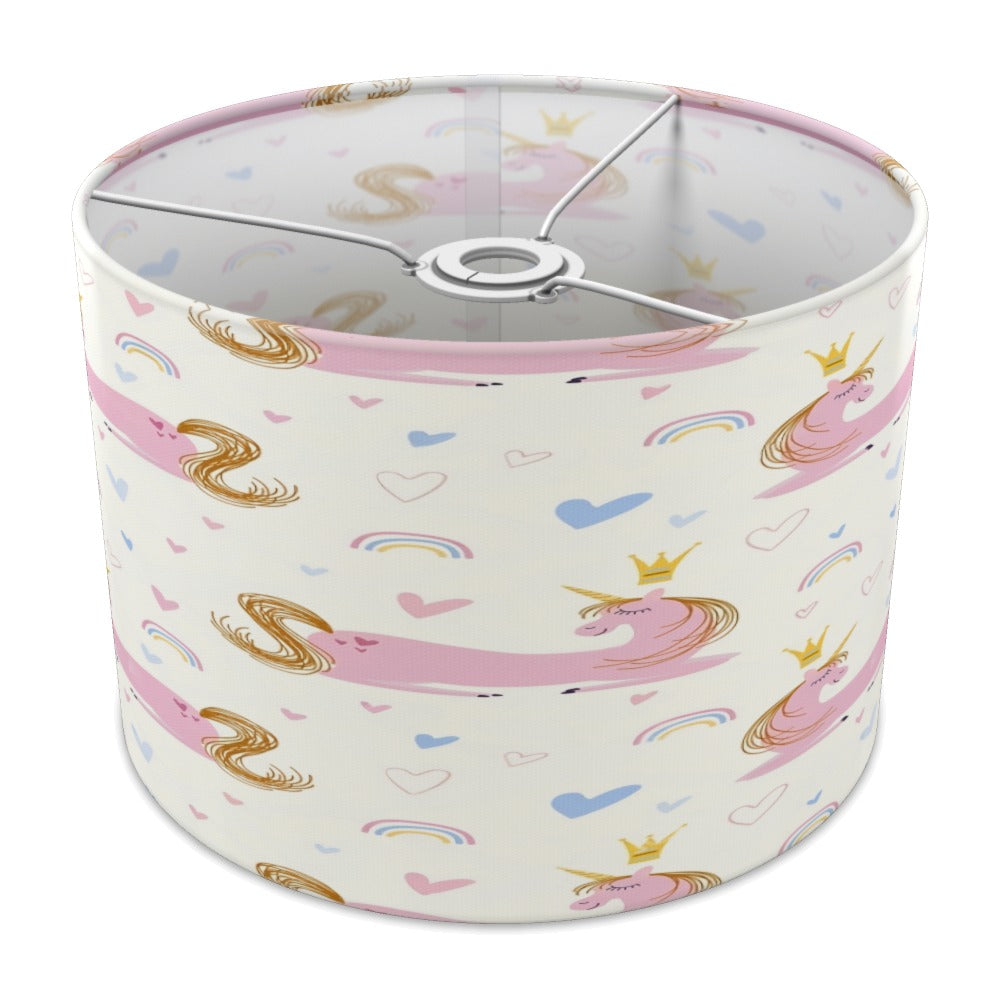 Pastel Unicorn and Stars lampshade - 30cm Ceiling