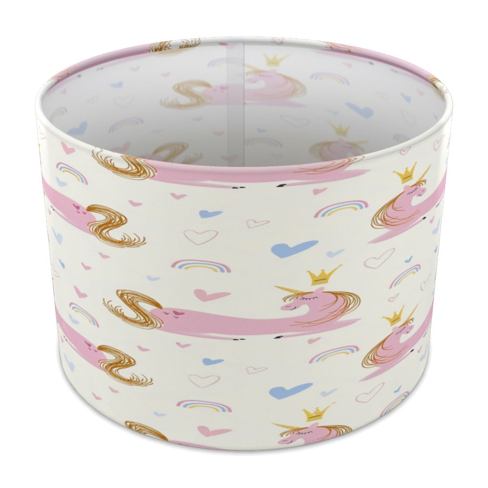 Pastel Unicorn and Stars lampshade - 30cm Table