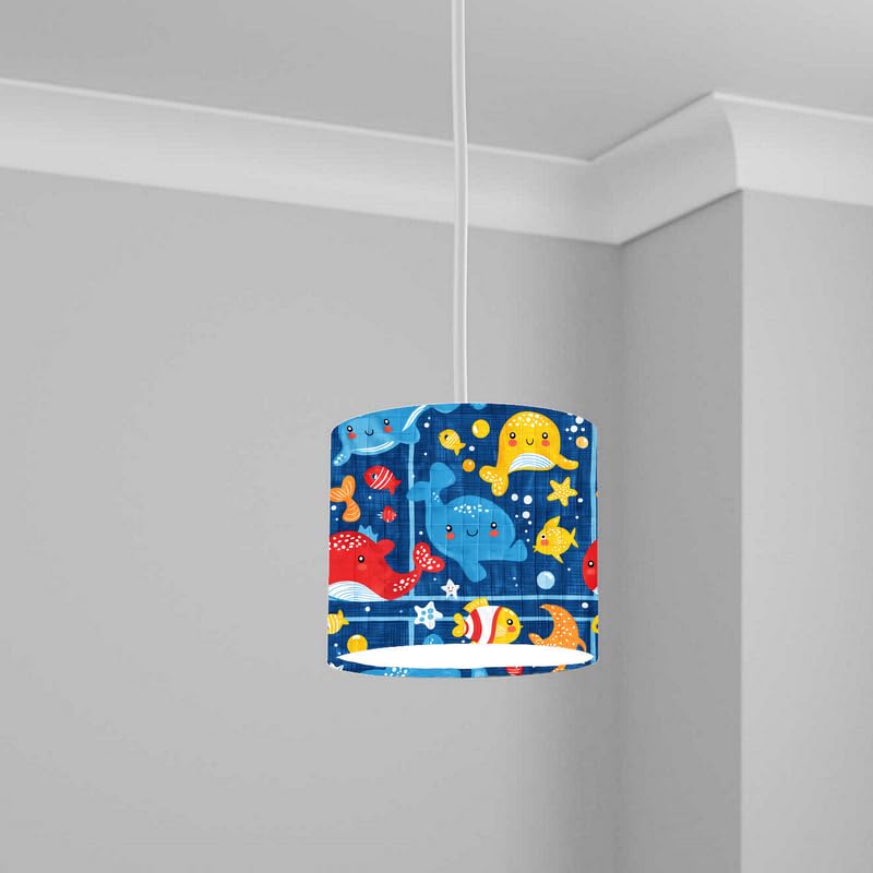 Aquatic Lampshade Kids Bedroom LightShade ver304 20CM X 18.5CM