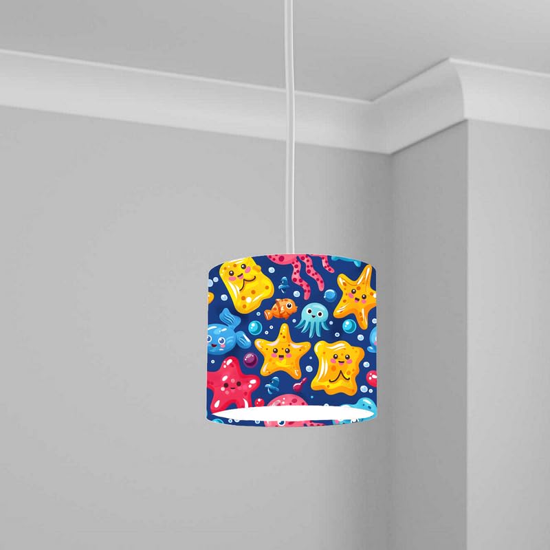 Aquatic Lampshade Kids Bedroom LightShade ver276 20CM X 18.5CM