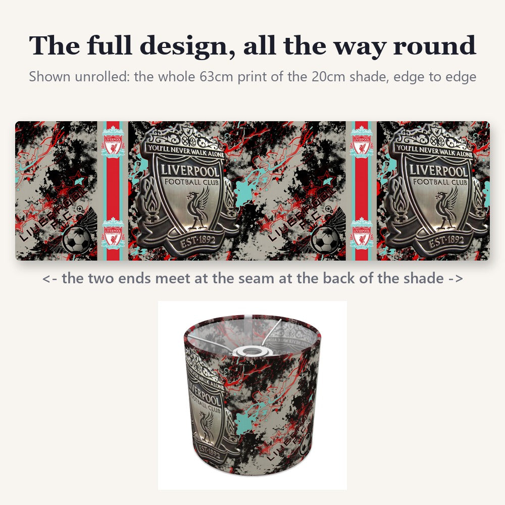 Liverpool Badge lampshade