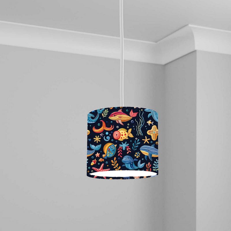 Aquatic Lampshade Kids Bedroom LightShade ver288 20CM X 18.5CM