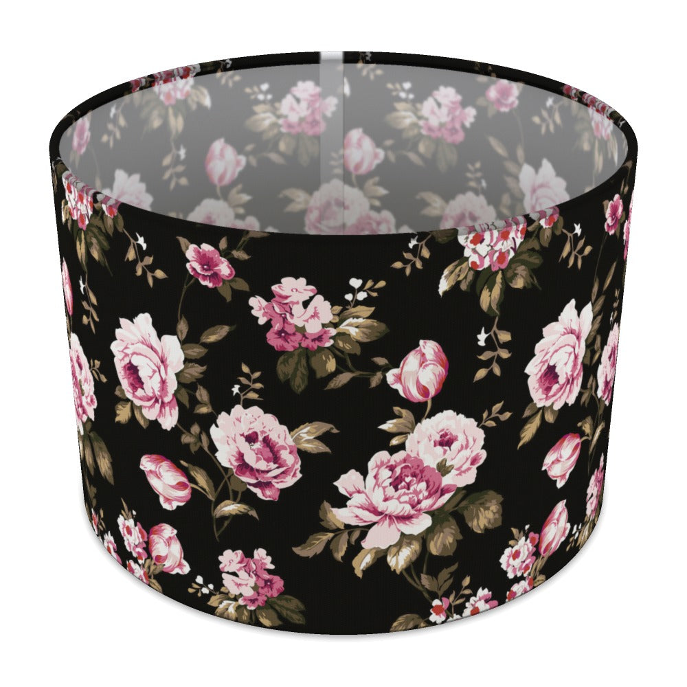 Elegant Pink Roses Floral lampshade - 30cm Table
