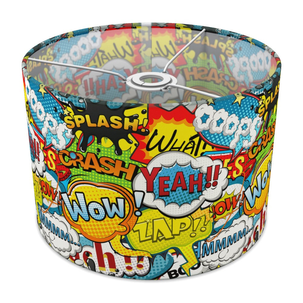 Vibrant Comic Book Pop Art lampshade - 30cm Ceiling