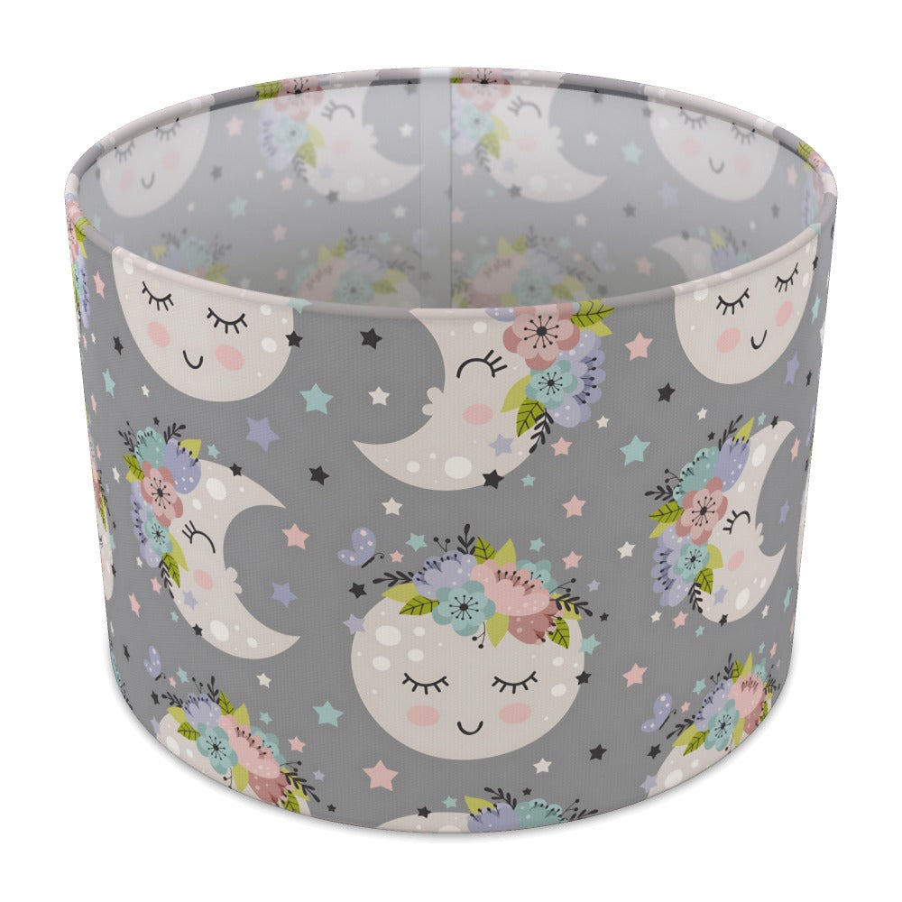Floral Moon and Stars lampshade - 30cm Table