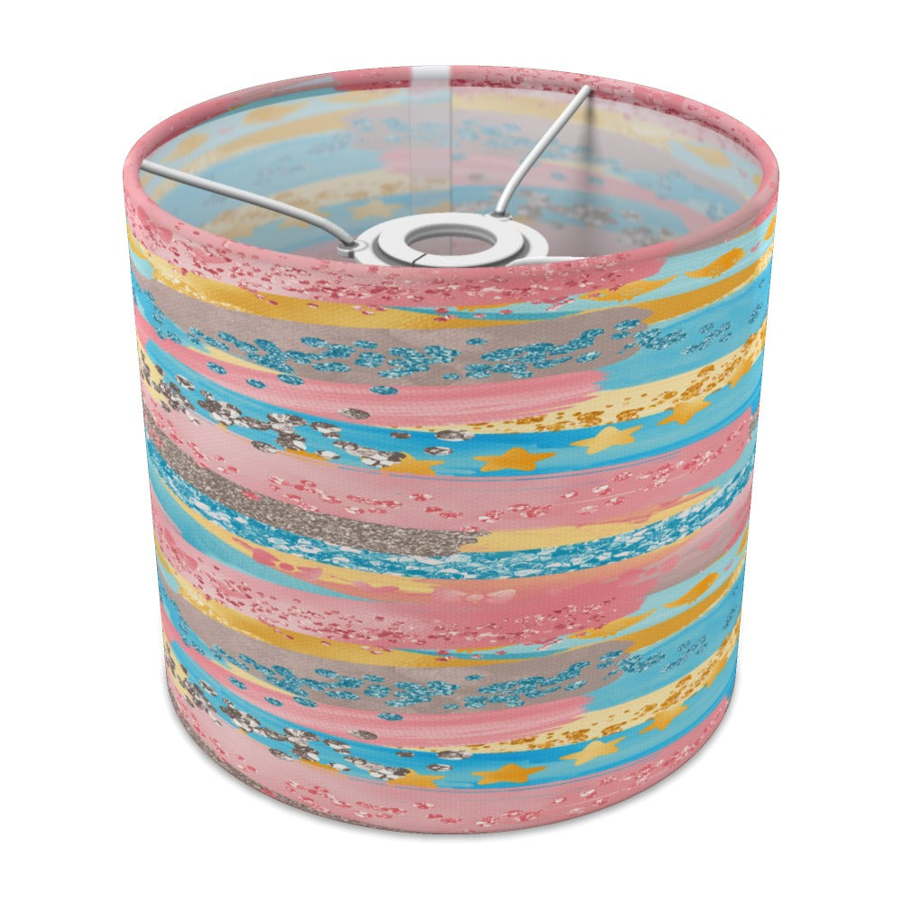 Vibrant Multicolor Striped Pattern lampshade - 20cm Ceiling
