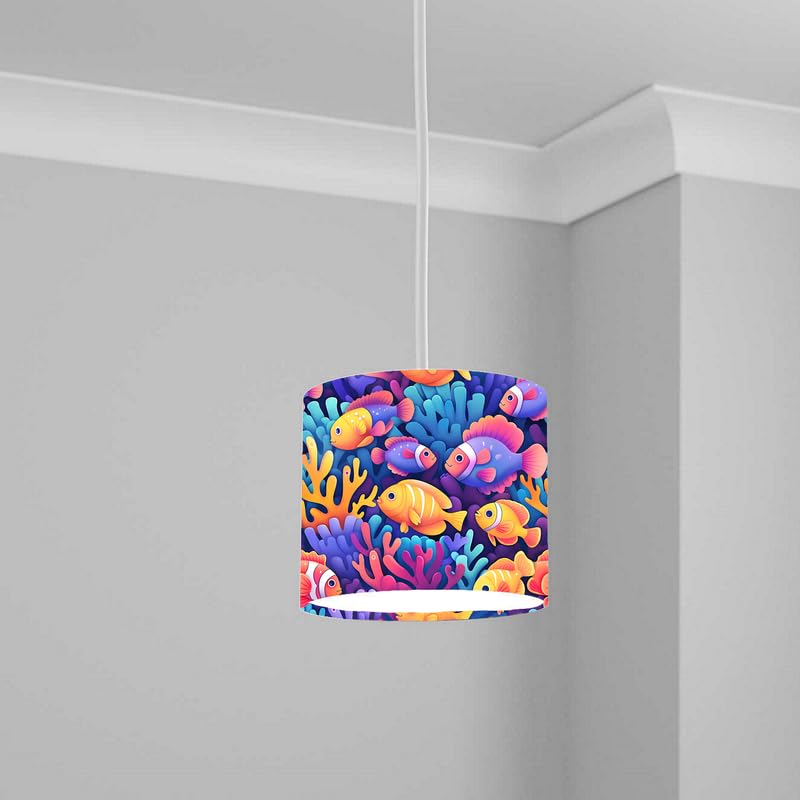 Aquatic Lampshade Kids Bedroom LightShade ver317 20CM X 18.5CM
