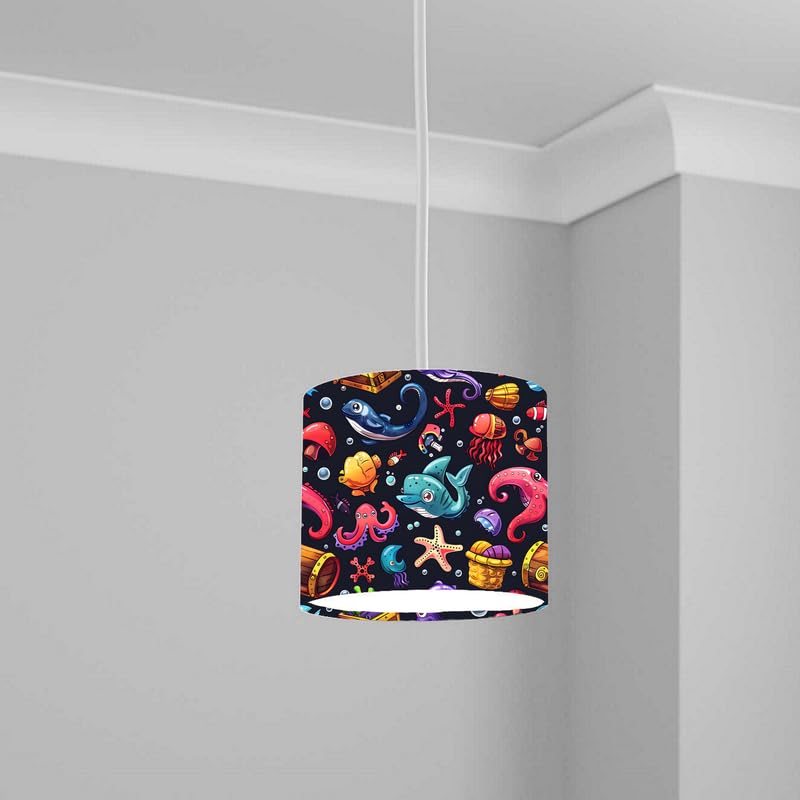 Aquatic Lampshade Kids Bedroom LightShade ver71 20CM X 18.5CM