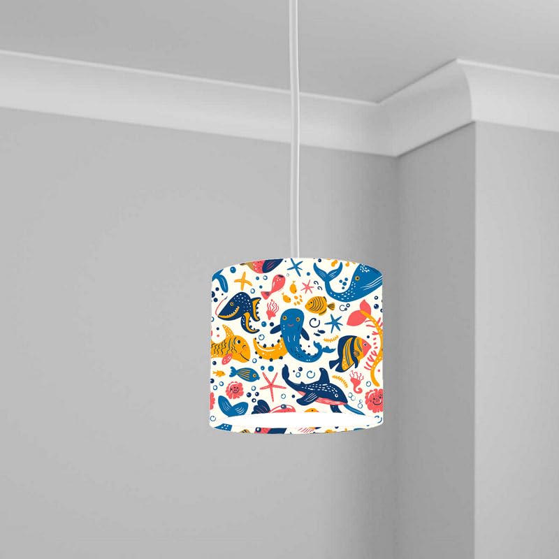 Aquatic Lampshade Kids Bedroom LightShade ver198 20CM X 18.5CM