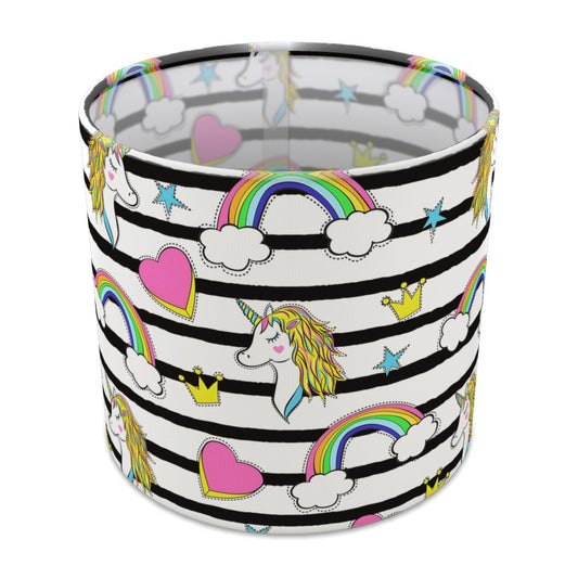 Unicorn Rainbow Hearts lampshade - 20cm Table