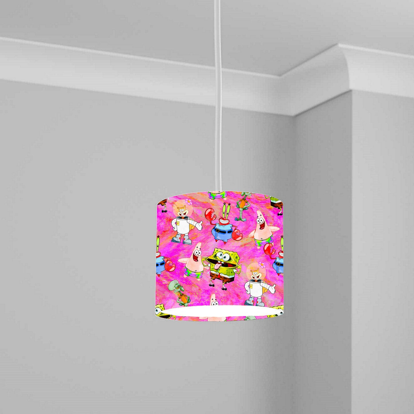 Cartoon Ocean Adventure Ceiling Lampshade Lightshade for Kids Room - 20cm x 18.5cm