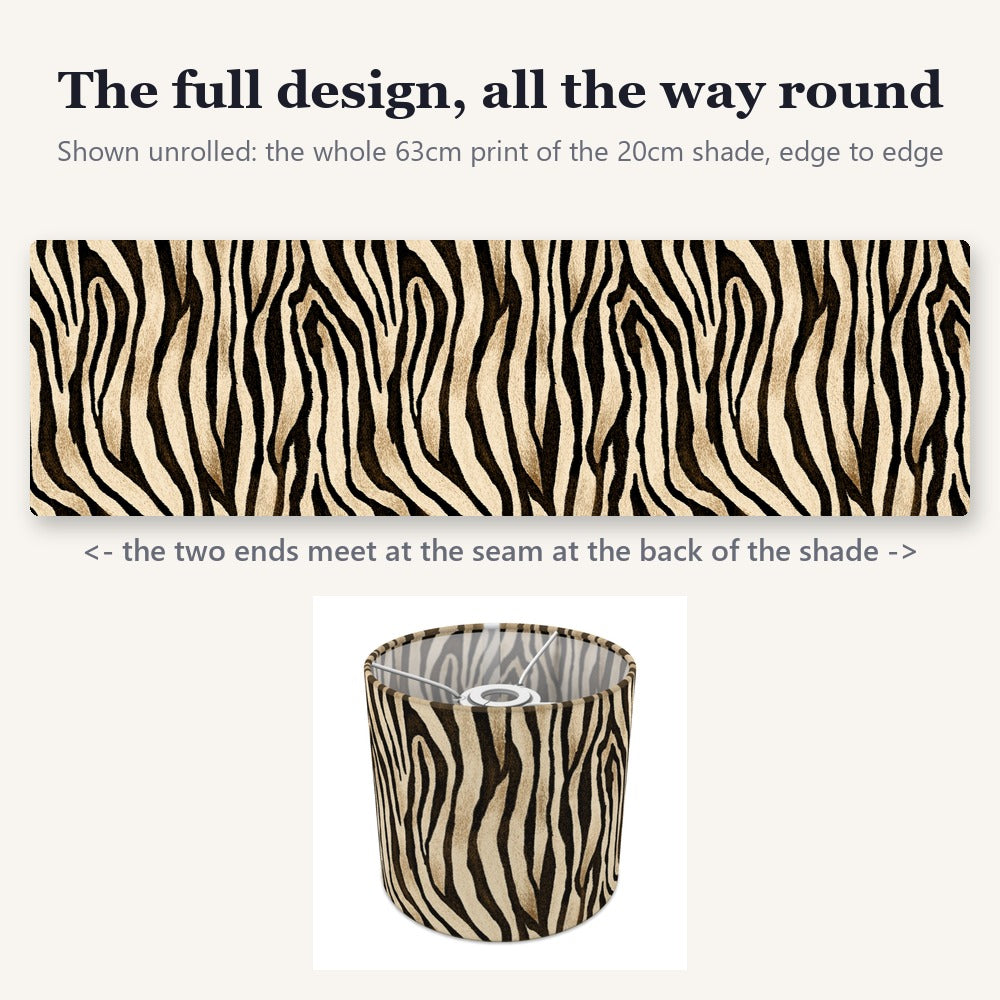 Zebra Stripe Animal lampshade
