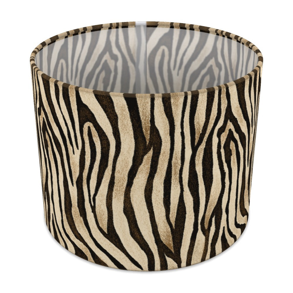 Zebra Stripe Animal lampshade - 25cm Table