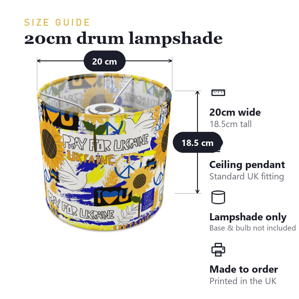 Printed Pattern lampshade