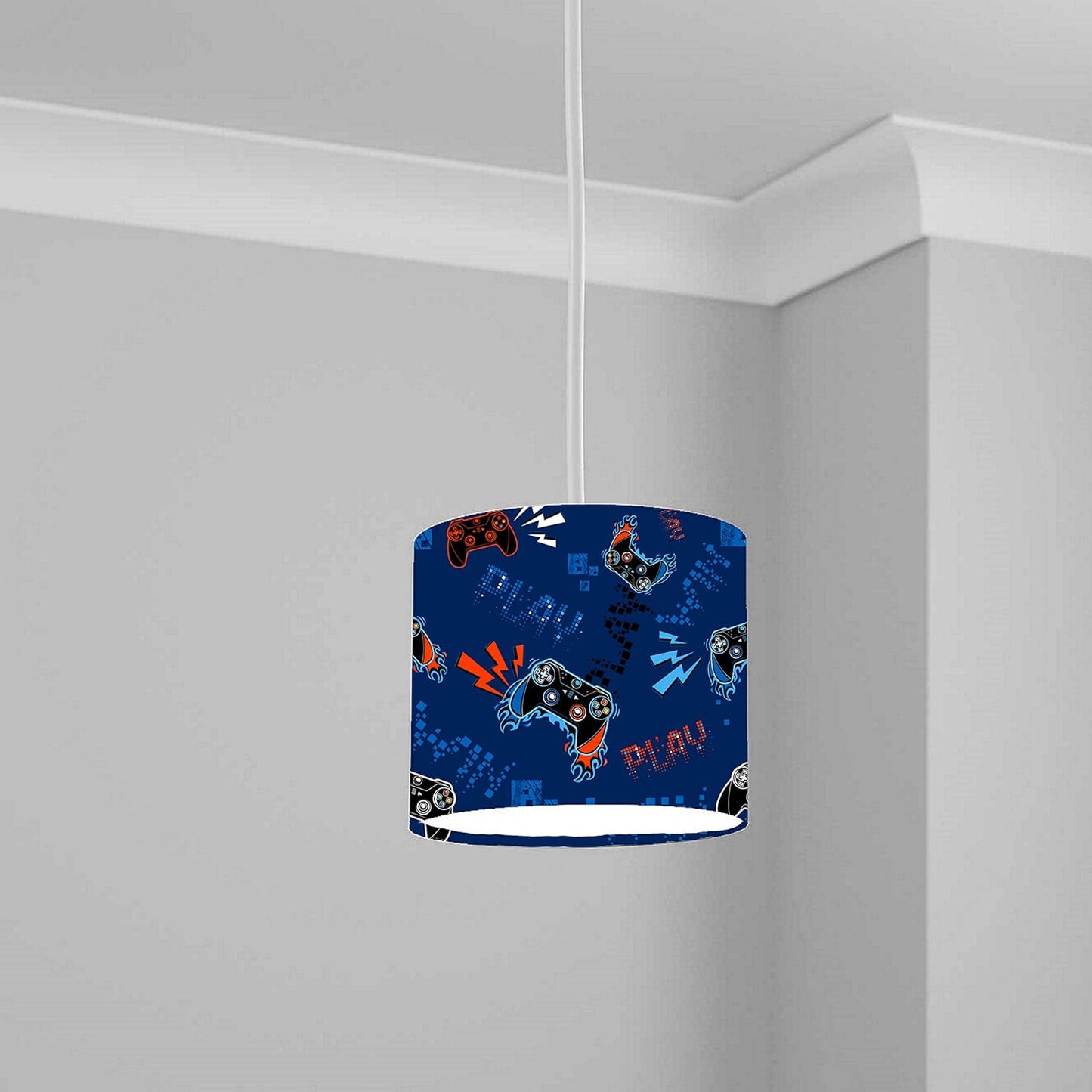 Gaming Controller lampshade Gamer Light Shade Lightshade 20CM X 18.5CM, Multicoloured