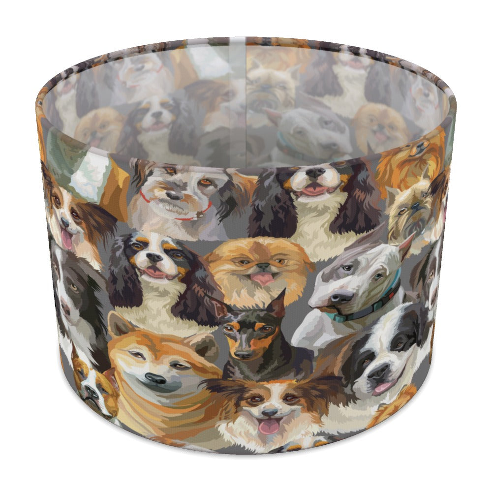 Adorable Dog Portraits lampshade - 30cm Table