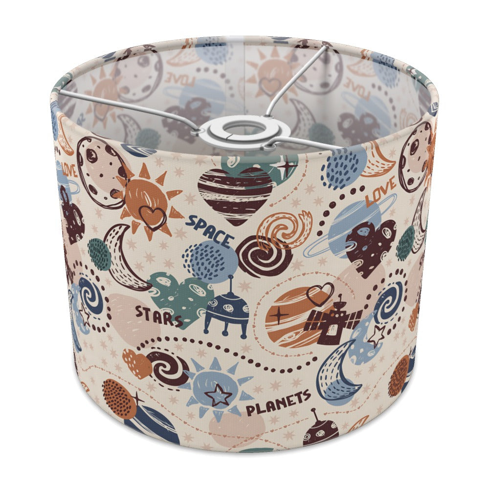 Space Adventure Planets Rocket lampshade - 25cm Ceiling