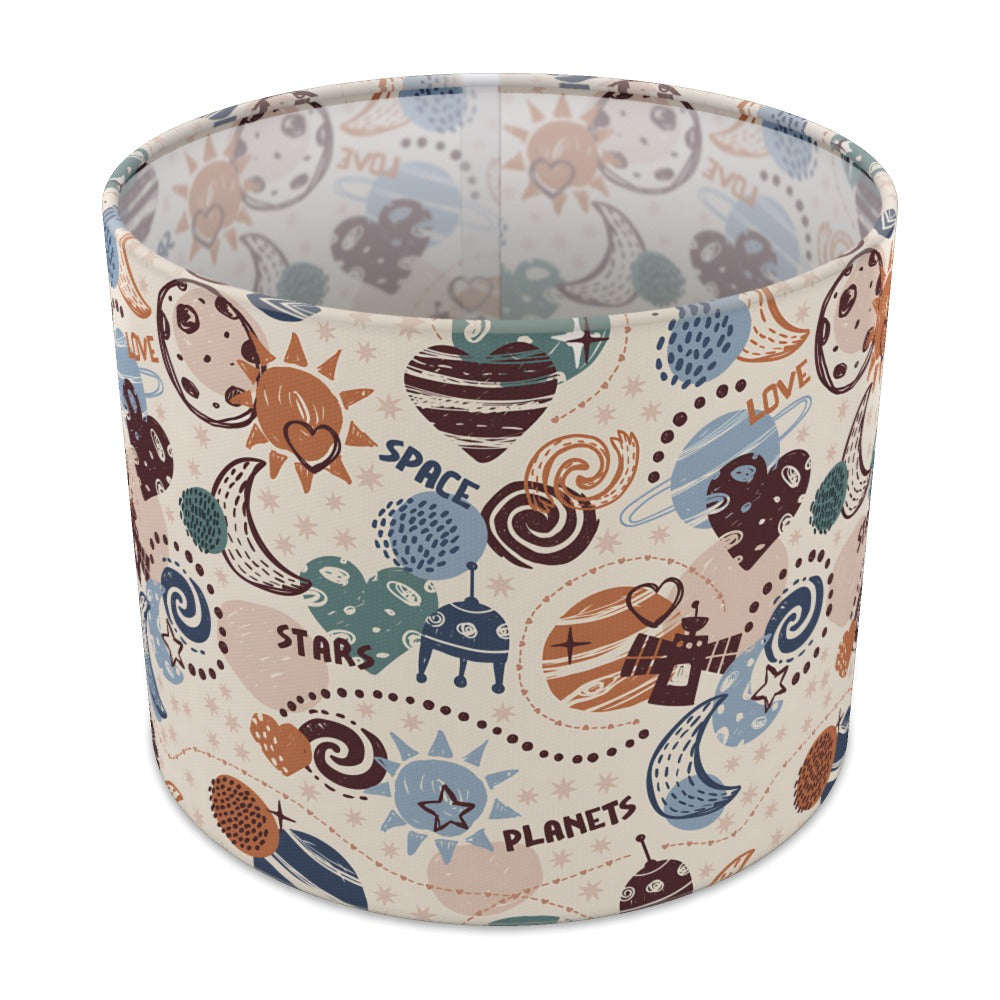 Space Adventure Planets Rocket lampshade - 25cm Table