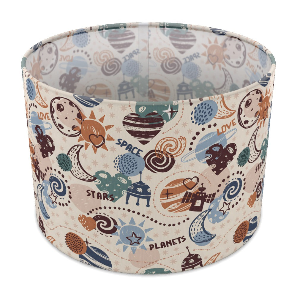 Space Adventure Planets Rocket lampshade - 30cm Table