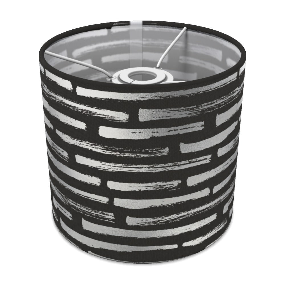 Silver Stone Effect Pattern lampshade - 20cm Ceiling
