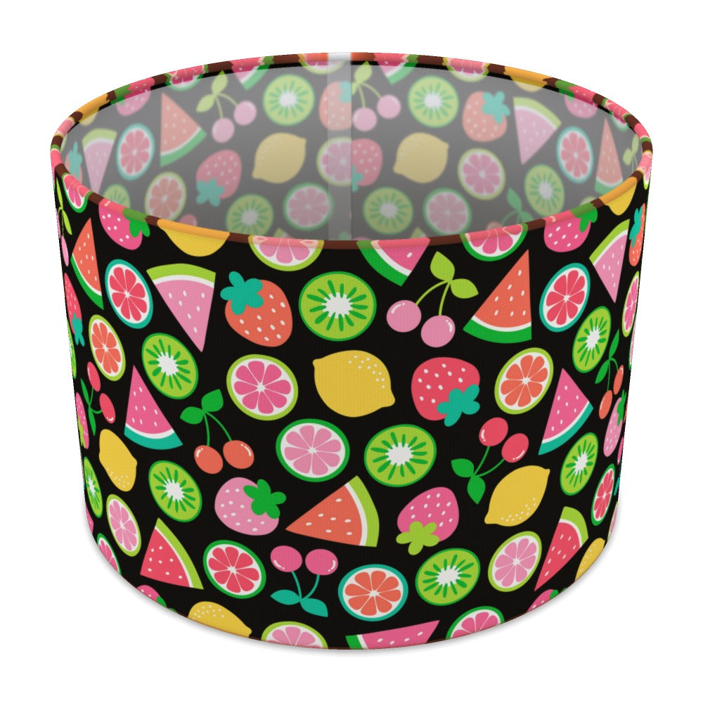 Vibrant Fruit Pattern lampshade - 30cm Table