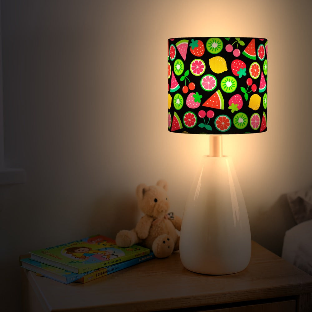 Vibrant Fruit Pattern lampshade