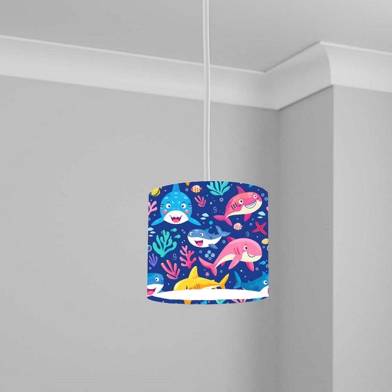 Aquatic Lampshade Kids Bedroom LightShade ver237 20CM X 18.5CM
