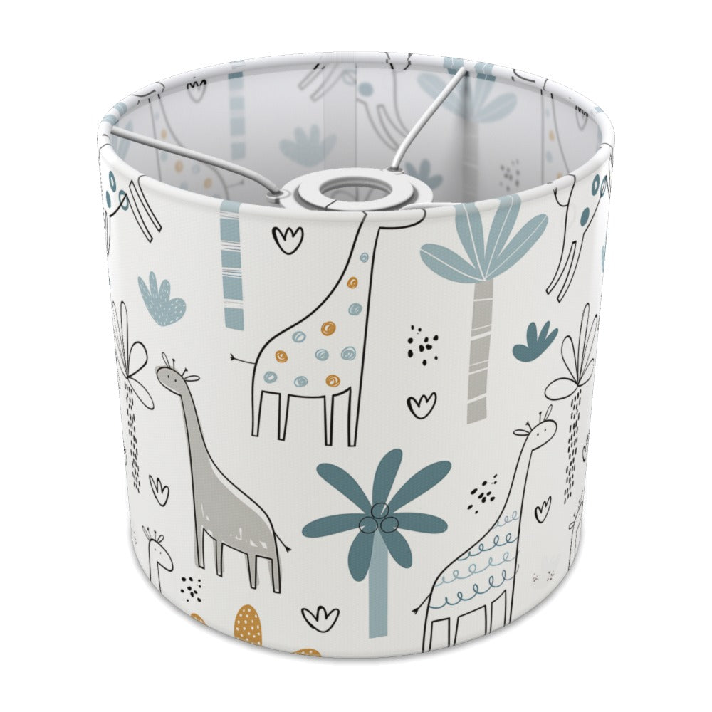 Whimsical Giraffe and Tree Pattern lampshade - 20cm Ceiling