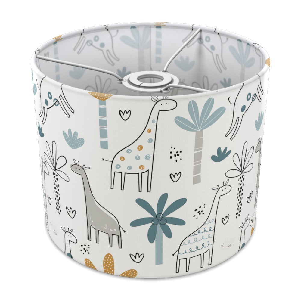Whimsical Giraffe and Tree Pattern lampshade - 25cm Ceiling