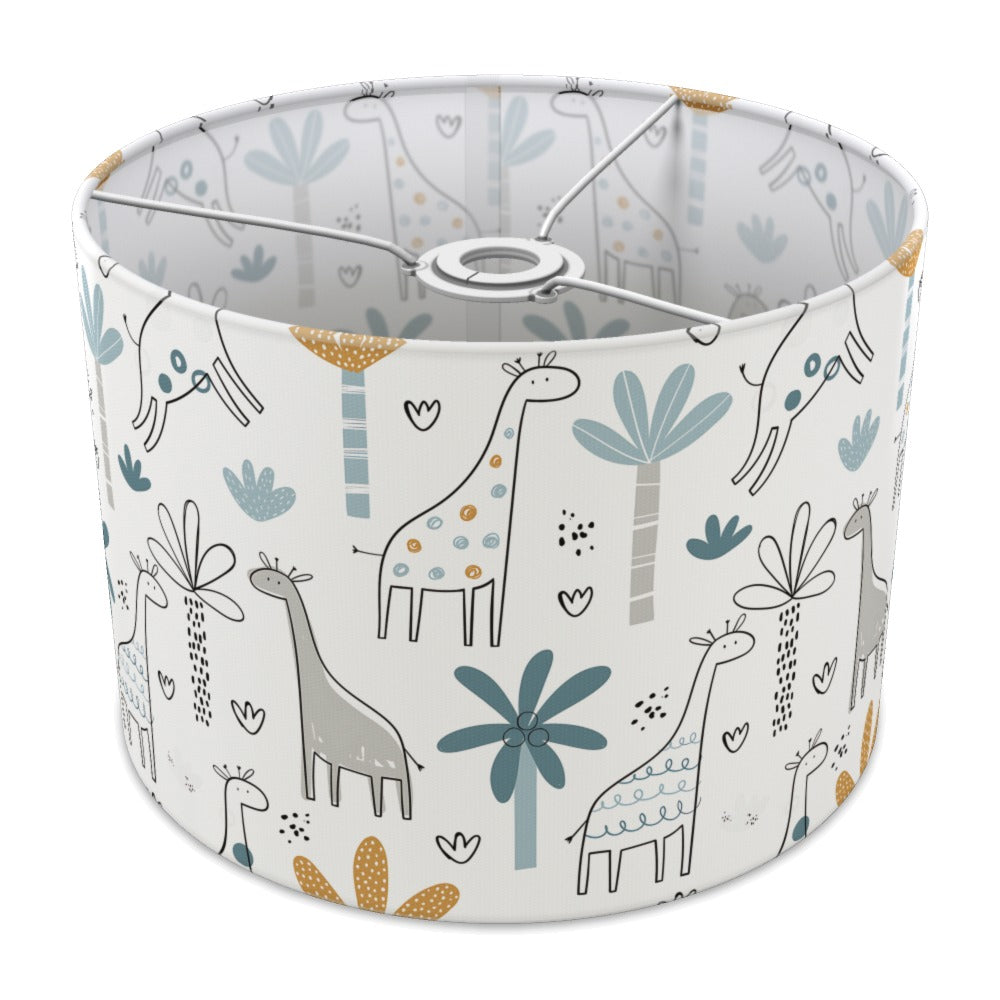 Whimsical Giraffe and Tree Pattern lampshade - 30cm Ceiling