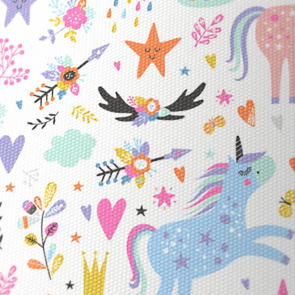 Magical Unicorn Pink Blue lampshade